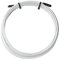 PICSIL Cavo di ricambio per corda da salto Cross Training, cavo in acciaio rivestito in PVC, lunghezza 3 m, spessore 2,5 mm, compatibile con altre marche (2,5 mm, grigio)