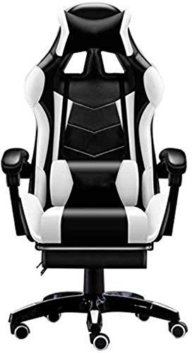 Office Chair schreibtischstuhl bürostuhl ergonomisch Bürostuhl, Computerstühle, Drehstuhl, Videospielstühle, verstellbar, Dual-Lautsprecher, Bluetooth-Funktion, hohe Rückenlehne (Farbe: Schw