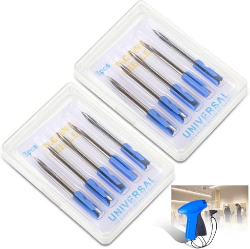 EUIOOVM Standard-Nadeln für Etikettierpistole, 10 Stück | 3,5 cm Ersatznadeln für Etikettierpistole, Preis Attacher Pistolen, Nadeln für Kleideretikettierer, Mikrostich