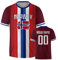 Generic Norway Kurzarm Shirts Personalisieren Fußball Trikot Personalisieren Namen Nummer Fans Geschenke für Männer Frauen Jugend