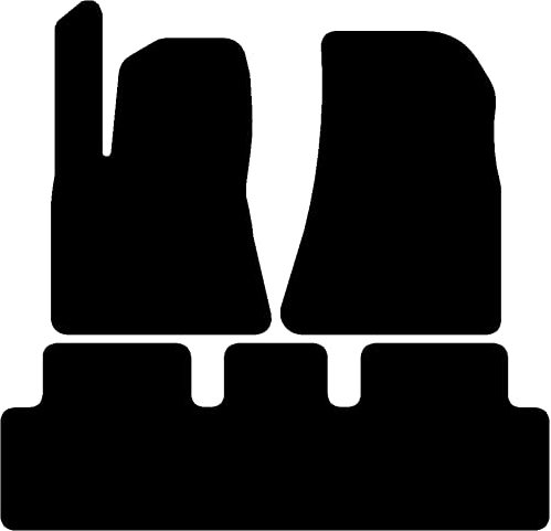 Kovvar Fußmatten passend für Tesla Model 3 2019-2023 Passend zur Ausführung: Long Range/SR+ | Qualität: Luxury