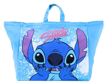 Disney Stitch Handtasche, Reisetasche, Umhängetasche, Einkaufstasche, Stitch Strandtasche, Geschenk für Frauen und Teenager Mädchen