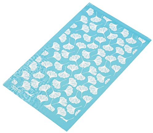 PHENOFICE 1 Blatt Siebdruck-vorlage Ginkgo-netzschablone Schablone Zur Tonherstellung Tragbare Siebdruckschablone Schablonen Aus Verzierungen Zum Basteln Mesh-sieb-schablone Polyester