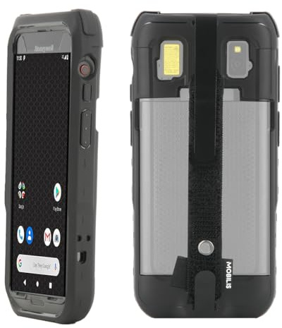 Mobilis Rugged Case for Honeywell CT47 with Anti-Drop Hand Strap Black | Shockproof Military Grade Drop Protection Cover made with Recycled Materials - Anti-microbial - Compatible Docking - Black