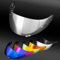 PSLER Helm Visier Verspiegelt für Shoei GT Air GT Air 2 TC-5 TC-9 Neotec CNS-1,Helmvisier Getöntes Visier Motorradhelm Zubehör Ersatz(Transparentes Silber)
