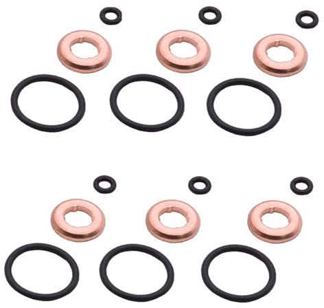 HAOTOM Kraftstoffeinspritzdüse O-Ring-Dichtung Dichtungsreparatursatz Dichtungssatz Einspritzdüse Für Dieselmotor Für Audi A4 S4 Allroad Avant A5 A6 Allroad Avant A7 A8 Q5 Q7 Q8 Für VW Amarok Touareg