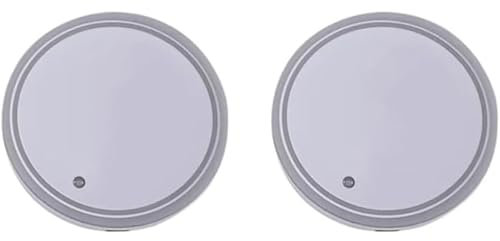 WENYINGLIHAI 2pcs LED Cup Holder Lightss coasters for Audi Q2 Q3 Q3 Sportback Q4 Etron, with 7 Colors Luminescent Cup Pad USB Charging Cup Mat Water Coaster Accessories