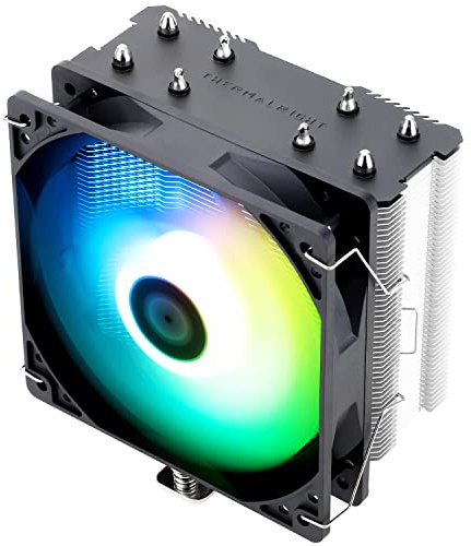Thermalright TR AssassinX120 SE ARGB CPU Luftkühler, 4 Heat Pipes, TL-C12C-S PWM Leise Fan mit S-FDB Lager, 120x71x148mm, für AMD AM4/AM5 Intel 1700/115X/1200/1851, Kompatibel mit Desktop