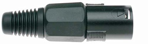 Stagg 926BKH PRO metallisher XLR Stecker schwarz