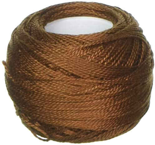 DMC Size 8 Cotton Perle Thread - 433 Brown - per Pack of 10