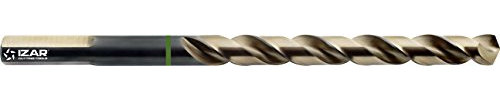 Izar 25733 Broca Mango Cilíndrico Multi Inox, Serie Corta, HSSE 5% Co, Negra + Oro, 1021, DIN 338 W, 3.50 mm Diámetro Corte