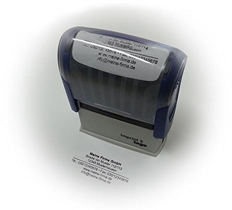 Imprint L3 von Trodat (Größe wie Printy 4913) inkl. Stempelplatte mit Ihrem Wunschtext