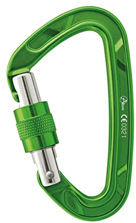 Aliens D Screw Classic D-Schraubkarabiner, Farbe:grün