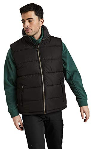 Regatta Herren Professionelle Altoona Wasserabweisende, isolierende Steppweste Bodywarmer, Schwarz (Schwarz/Schwarz), 3XL