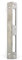 BKS Winkel-Schließblech B9000 - eckig - Edelstahl - 1,5 mm Materialstärke - 20x20x170mm