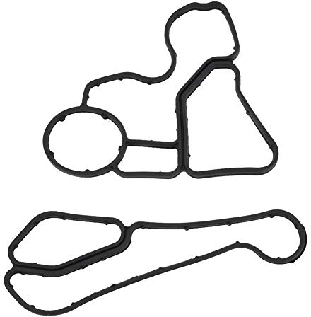 Ventildeckeldichtung, Kfz Ölfilter-Dichtungen, Austausch der Ventildichtung, 2-tlg. Motorölfiltergehäuse Dichtung für 640i 128i 2008-2013 E82 (OE # 11428637821 11428637820)