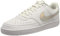 Nike Court Vision Low, Scarpe da Basket Donna, White/Multi-Color-Black, 40 EU