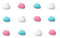Decorative Refrigerator Magnets, Perfect Fridge Magnets for House Office Personal Use (12Pcs Cloud)
