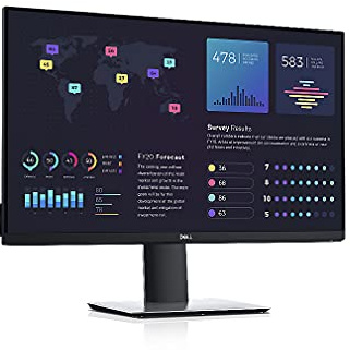 Dell P2720DC 27 16:9 QHD USB-C LED-Backlit IPS LCD Monitor | Hz resolution, USB-C, HDMI IPS Wide Angle Monitor, Viewable LED edgelight display at 60, On-Screen, Display (OSD) adjustments