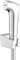 WENKO Bidet-Set Watersaving, Hygiene WC-Set mit Handbrause/Sprühkopf, Schlauch und Wandhalterung, Silber