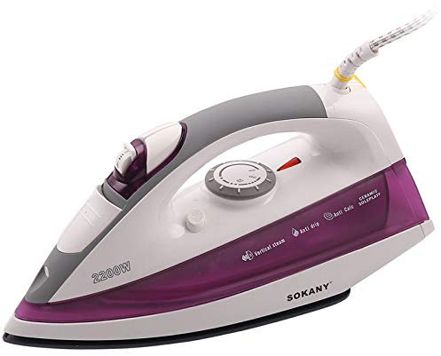 CHRISTIAN GAR Plancha Sokany Dy-186 Plancha Vapor 2200W Color Morado