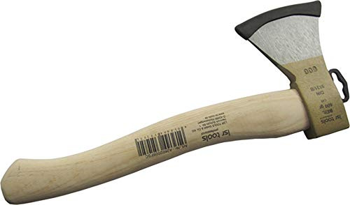 HAROMAC Handbeil 800g - Bruchfester Holzstiel - Kopf aus Qualitätsstahl - für die Holzbearbeitung/Axt/Spaltbeil/Spalthammer / 2602008