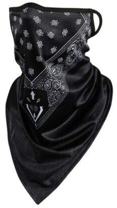 Boolavard Gesichtsmaske Wiederverwendbares waschbares Tuch Bandanas Frauen Männer Hals Gamasche Abdeckung Ohrschlaufen (Maske #4)