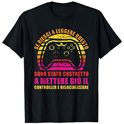 Mettere Giù Il Controller E Risocializzare Gamer Videogiochi Maglietta
