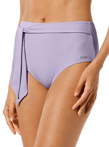 Schiesser Damen Bikinihose High Waist Bikini-Unterteile, Flieder, XS