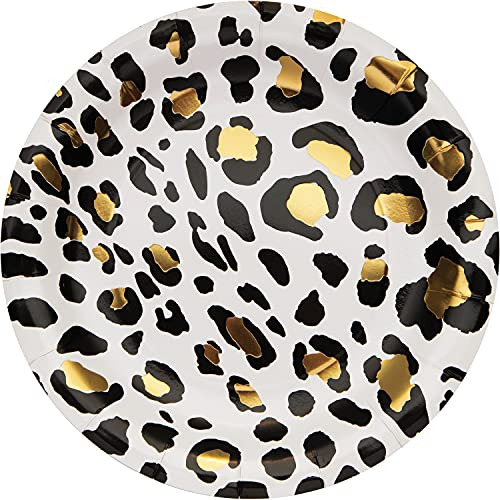 Creative Foil Leopard Plate 23cm