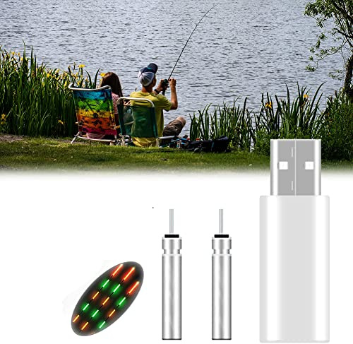 Batterie rechargeable USB 3 V avec pile CR425 pour la pêche de nuit (1 trou)