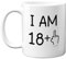 19th Birthday Gifts for Women Men, Rude Novelty Mug Middle Finger, Gag Joke Gifts, Perfect Funny Mugs for Birthday Present, 11oz Premium Ceramic Coffee Mug