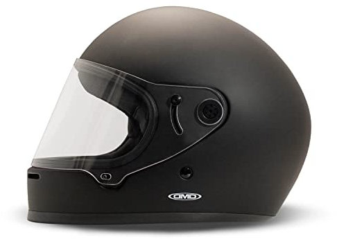 DMD Rivale Retro Motorradhelm Integralhelm Fiberglas, M