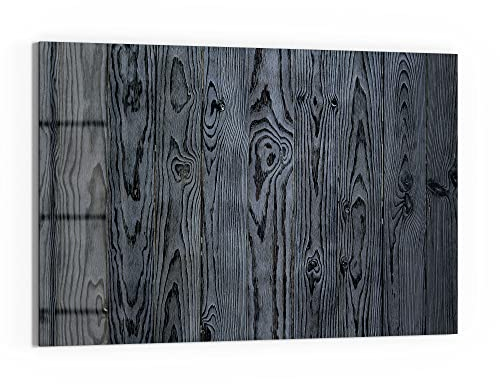 DEQORI Glas-Magnettafel | 90x60 cm groß | Motiv Kieferholzmaserung | Memo-Board aus Glas | Magnetboard inkl. Magnete, Stift & Tuch für Küche & Büro | Tafel magnetisch & beschreibbar