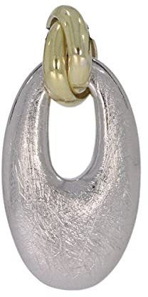 XEN Anhänger oval eismattiert bicolor