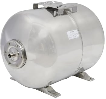 CHM GmbH Drucktank Membrankessel 50 L Edelstahl max. 8 Bar Druck z.B. für Hauswasserwerk Ausdehungsgefäß
