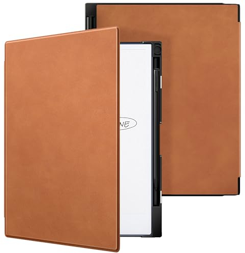 TiMOVO Hülle Kompatibel mit Remarkable 2 Tablet, Schlanke Leichte Ständer Hülle mit Harter Rückseite & Stifthalter Kompatibel für Remarkable 2 Paper Tablet 10,3 2020, Vintage Braun
