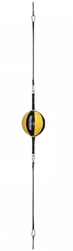 GTPBAO Punchingball Speedball Türrahmen-Speed-Boxsäcke, Hängender Boxball für Boxtrainingsgeräte/Turnhalle/Heimbüro, Gelb-Schwarz