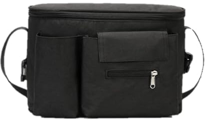 Kinderwagen Organizer,Buggy Organizer Taschen,Kinderwagen Taschen,Kinderwagen Organizer Universal, Kinderwagen Tasche Schultergurt,Kinderwagentasche Aufbewahrungstasche (schwarz)
