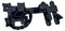 Haven Heritage Gate Latch Heavy Duty Ring Gate Latch Cast Iron Square Twist for Wooden Gates - Gate Locks for Wooden Gates & Shed Lock, Wrought Iron Gates Style Garden Gate Latch - Black Finish