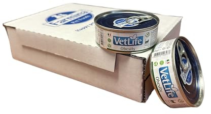 Farmina, Vet Life, Katzenfutter Obesity Feuchte Katze, 12 x 85 g
