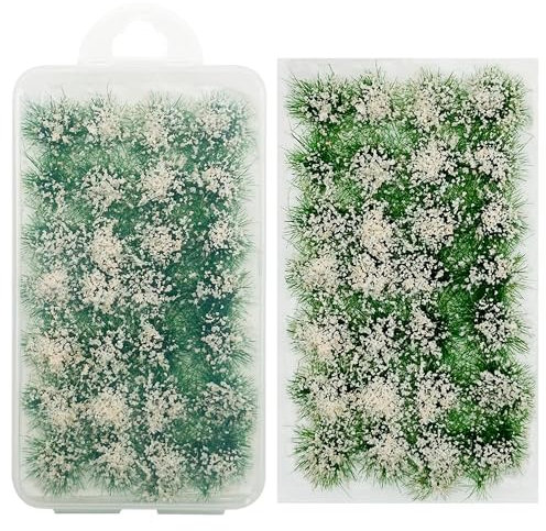 Cayway Shrub Flower Cluster, Statica Erba Paesaggi Ciuffi D'Erba Erba Modellismo Statico Modello di Scenario per Il Treno Paesaggio Ferrovia Scenario Militare (Fiore di ciliegio rosa)