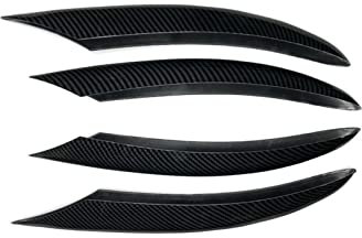HCPAVEXT Frontstoßstange Spoiler Nebelscheinwerfer Kühlergrill Trim Modifikation Für Mercedes Für Benz C-Klasse C200 C260 W205 2019 2020 2021 2022 Autospoiler(2PCS Carbon Pattern)