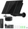 WILDGAMEPLUS Pannello solare intelligente remoto, impermeabile, 4 W, 15000 mAh, batteria a 6 litio, grande capacità, kit pannello solare 5 V, 1,5 A, uscita con telecomando D4R-6EU