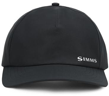 Simms Unisex-Erwachsene Tongass Rain Cap Baseballkappe, Schwarz, One Size