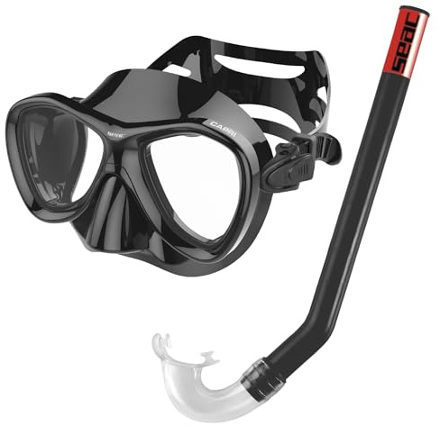 Seac Set Capri SLT, Tauchmaske und Schnorchel für Erwachsene, Kinder und Jugendliche