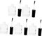FOYTOKI 15ml Empty Nail Polish Bottles with Brush 5pcs Set for DIY Nail Art Suitable for Home and Professional Use