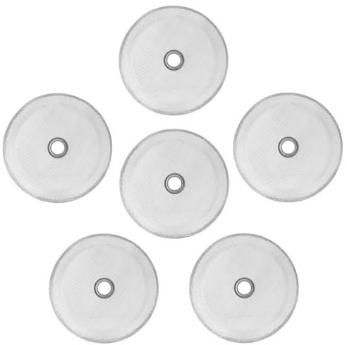 6Pcs French Press Filter Stainless Steel Filter Französisch Presse Filter Sieb Ersatz für 350ml Französisch Presse Kaffeemaschinen (12oz/Kaliber 6.8cm)