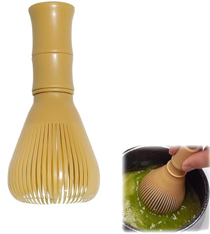 Shirene Fouet Matcha,Fouet à Matcha En Plastique,Accessoires Matcha,Fouet En Plastique Chasen Matchas Outil De Cérémonie Du Thé Japonais Fouet Matchas Chasen Fouet pour Outils de Cuisine et Gadgets
