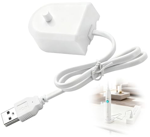 Ladegerät für elektrische Zahnbürsten, Ersatz USB-Ladestation, Induktionsladegerät für Sonicare HX6000 / HX8000 / HX9000, USB-Ladegerät, wasserdicht